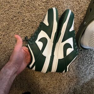 Nike Green and White dunks